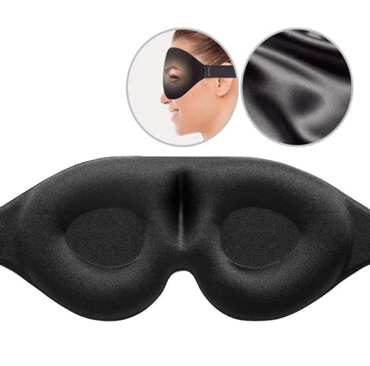 3D Black Sleep Mask
